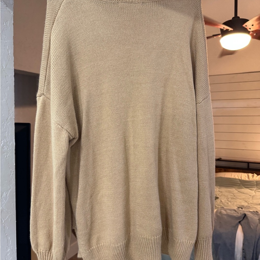 Women's Tan Sweater